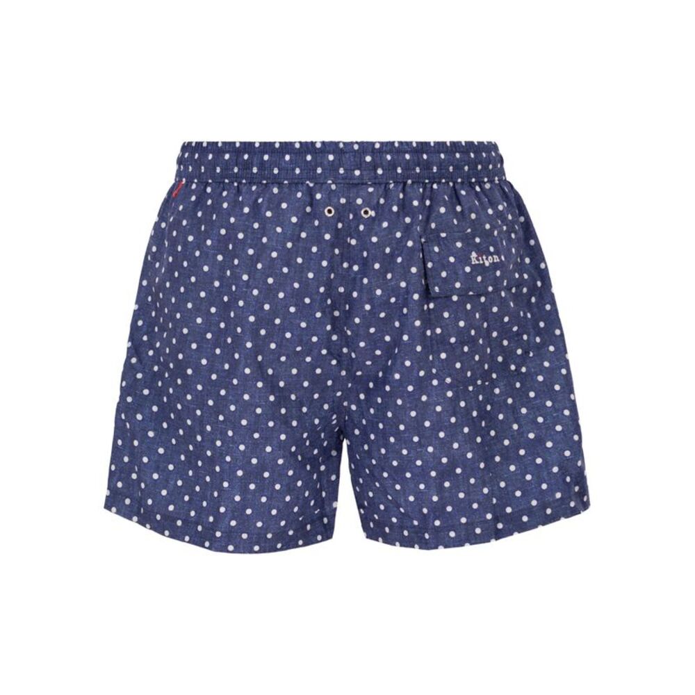 Kiton Men Short Patterned Swim Boxers - Picture 2 of 4